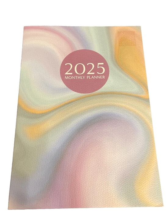 Old East Main Company Other - 2025 Abstract Art Cover Planner & Agenda 32 Pages 6.75 X 9.5 Paperboard Lot Of 3